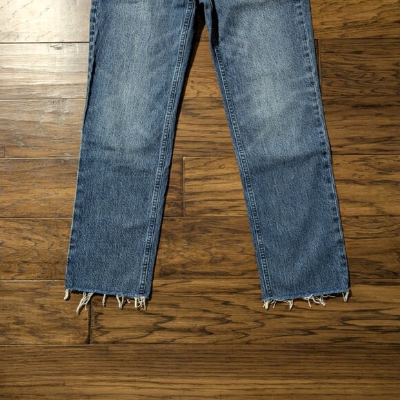 Gap Cheeky Straight Sky High ankle length blue denim jeans size 26, 2 regular - Picture 7 of 16